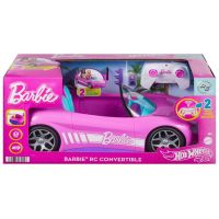 Hot Wheels RC Barbie růžový kabriolet 4