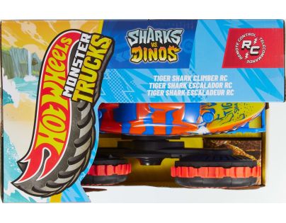 Hot Wheels RC Monster Trucks Lezec Tiger Shark - Poškozený obal