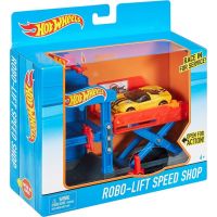 Hot Wheels skládací herní set Robo-Lift speed shop 5