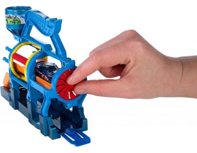 Hot Wheels skládací herní set Turbo jet car wash