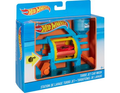 Hot Wheels skládací herní set Turbo jet car wash
