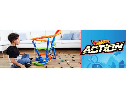 Hot Wheels Srážka na spirále