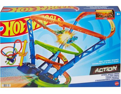 Hot Wheels Srážka na spirále