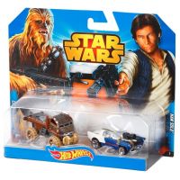 Hot Wheels Star Wars 2ks autíčko - Han Solo a Chewbacca 2