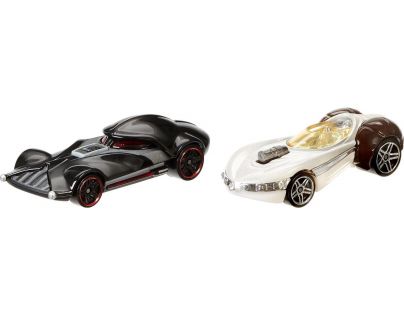 Hot Wheels Star Wars 2ks autíčko Darth Vader a Princess Leia