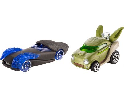 Hot Wheels Star Wars 2ks autíčko Emperor Palpatine a Yoda