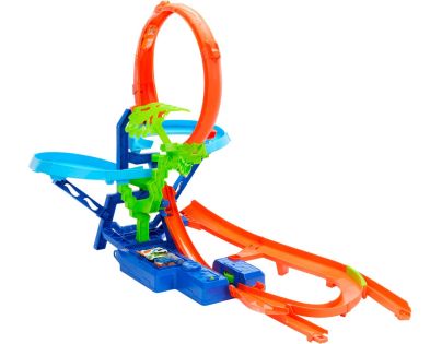 Hot Wheels Stunt tracks srážka ve vzduchu dráha - Poškozený obal