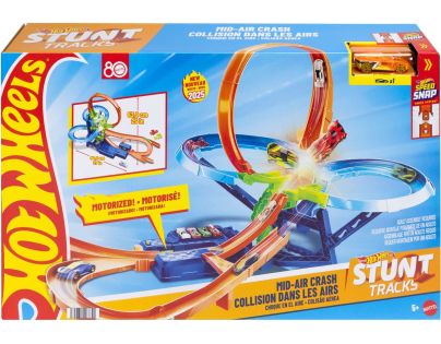 Hot Wheels Stunt tracks srážka ve vzduchu dráha - Poškozený obal
