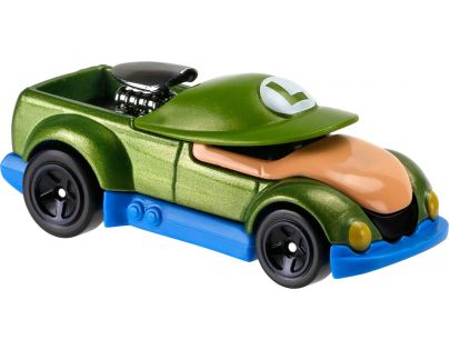 Hot Wheels Super Mario angličák Luigi