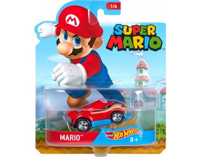 Hot Wheels Super Mario angličák Mario