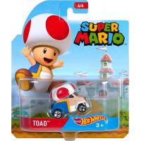 Hot Wheels Super Mario angličák Toad 4