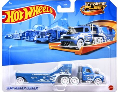 Hot Wheels Track Fleet Tahač Semi Rodger Dodger - Poškozený obal