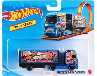 Hot Wheels tahač Mercedes Benz Actros