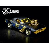 Hot Wheels Tématické auto 50. let výročí Black & Gold Rodger Dodger 3