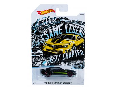 Hot Wheels Tématické auto Prémiová kolekce 12 Camaro ZL1 Concept