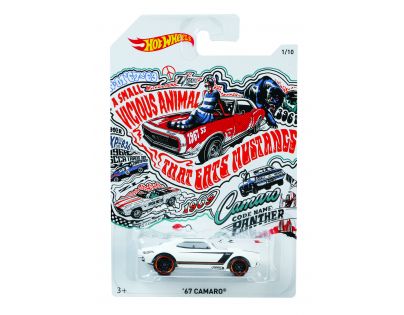 Hot Wheels Tématické auto Prémiová kolekce 67 Camaro