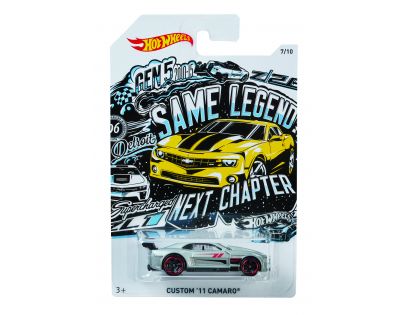 Hot Wheels Tématické auto Prémiová kolekce Custom 11 Camaro