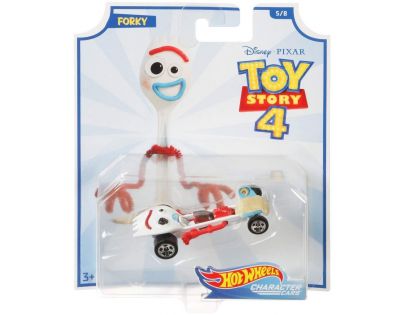 Hot Wheels tematické auto Toy story Forky