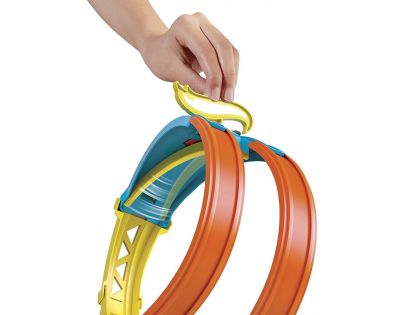 Hot Wheels Track Builder set pro stavitele rozdělená smyčka