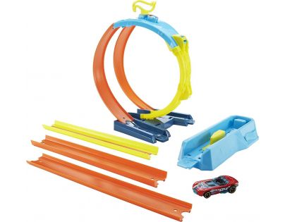 Hot Wheels Track Builder set pro stavitele rozdělená smyčka