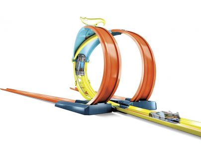 Hot Wheels Track Builder set pro stavitele rozdělená smyčka