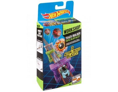 Hot Wheels Track Builder základní set - Trojitý zásah
