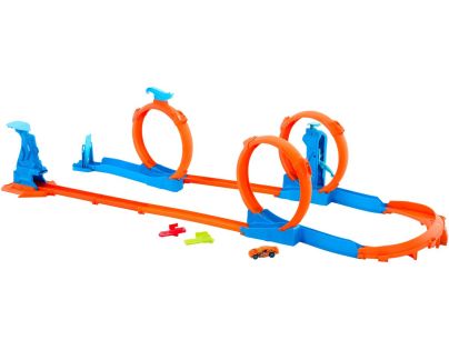 Hot Wheels Track Creator dráha trojitá smyčka