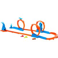 Hot Wheels Track Creator dráha trojitá smyčka