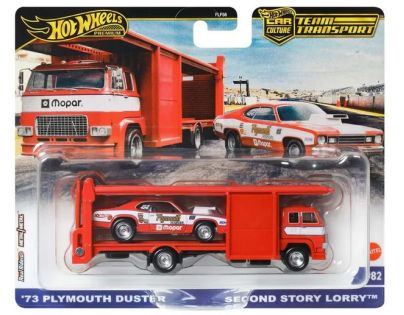 Hot Wheels týmový náklaďák 73 Playmouth Duster