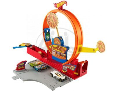 Hot Wheels Klasická hrací sada - Rychlá pizza