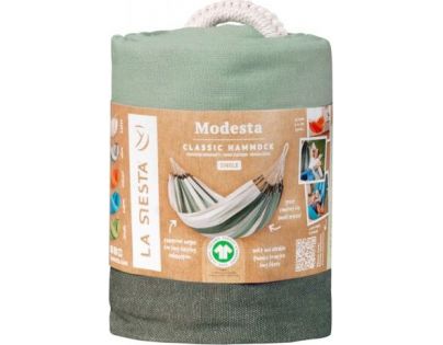 La Siesta Houpací síť Modesta Single Stripes 14olive
