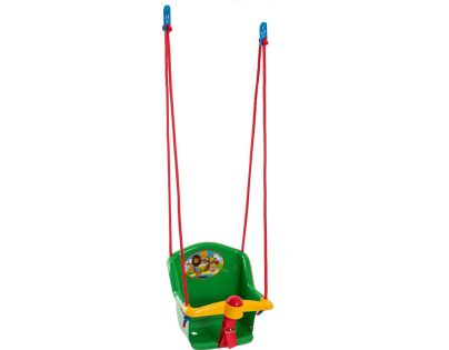 Houpačka Baby s pískátkem nosnost 20 kg zelená