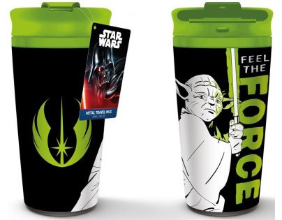 Pyramid International Hrnek cestovní Yoda Feel The Force 450 ml