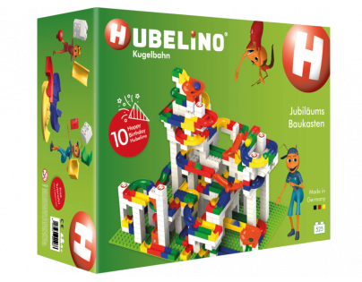 Hubelino Kuličková dráha Set s kostkami Anniversary 525 ks