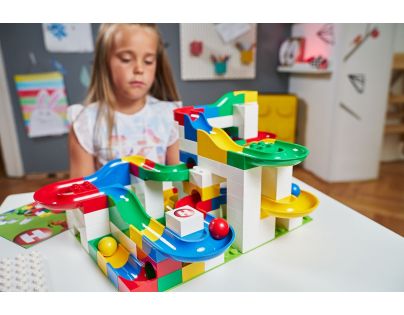 Hubelino Kuličková dráha Set s kostkami Anniversary 525 ks