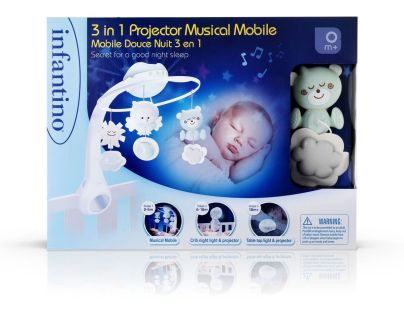 Infantino Hudební kolotoč s projekcí 3v1 Sage