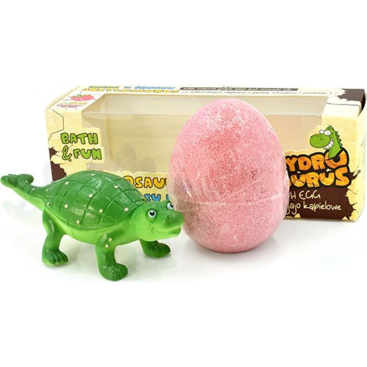 Hydrozaurus šumivé vejce a hračka Ankylosaurus