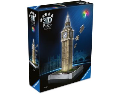 Ravensburger Iconics: Big Ben (Noční edice)