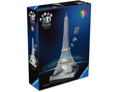 Ravensburger Iconics: Eiffelova věž (Noční edice)