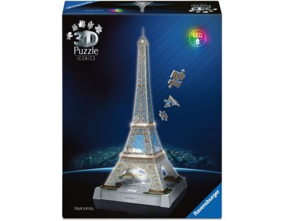 Ravensburger Iconics: Eiffelova věž (Noční edice)