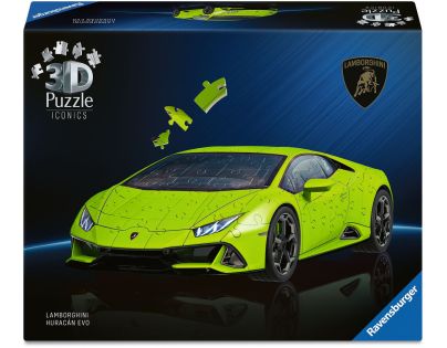 Ravensburger Iconics: Lamborghini Huracán Evo zelené