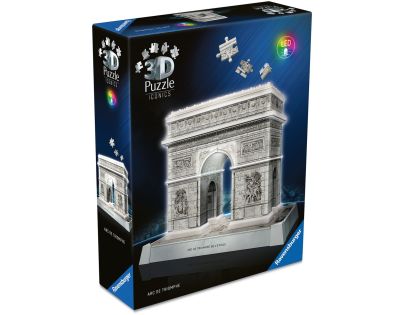 Ravensburger Iconics: Vítězný oblouk (Noční edice)
