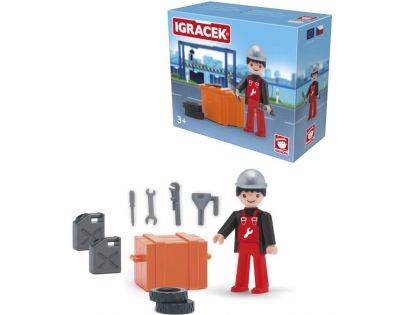 Igráček Automechanik s doplňky