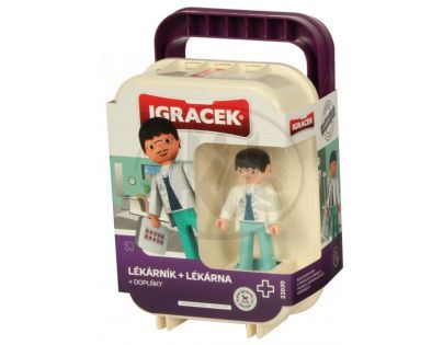 IGRÁČEK 22020 -Lékárník + lékárna + doplňky