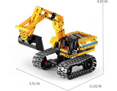 IM-Master Stavebnice 2 v 1 Bagr a robot 342 dílků