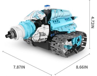 IM-Master Stavebnice Programovatelný kaskadérský Robot 3 v 1 Stunt Car 398 dílků