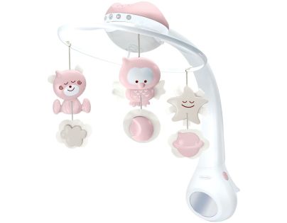 Infantino Hudební kolotoč s projekcí 3v1 Dusty Pink