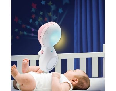 Infantino Hudební kolotoč s projekcí 3v1 růžový - Poškozený obal