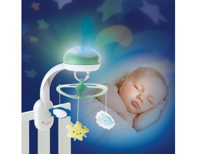 Infantino Hudební kolotoč s projekcí 3v1 zelený