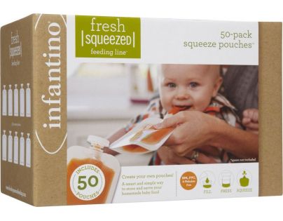 Infantino Kapsičky Squeeze 50 ks